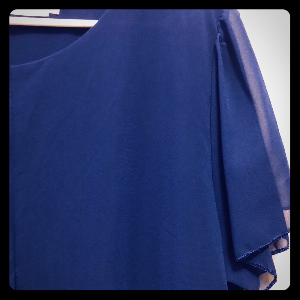 Midnight blue blouse
